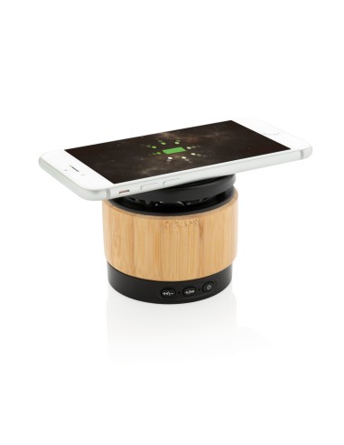 Speaker e caricatore wireless bambù
